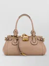 Chloé Paddington Pink Handbag With Two Top Handles And Padlock On The Front In Leather Woman