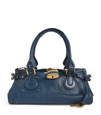 CHLOÉ LEATHER PADDINGTON TOP-HANDLE BAG
