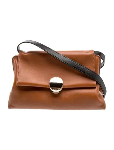 Pre-owned Chloé Leather Penelope Clutch Bag 2023 In Brown