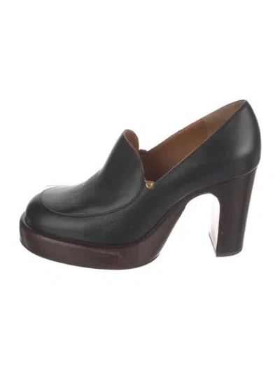 Pre-owned Chloé Leather Pumps In Black