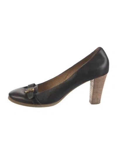 Pre-owned Chloé Leather Pumps In Black
