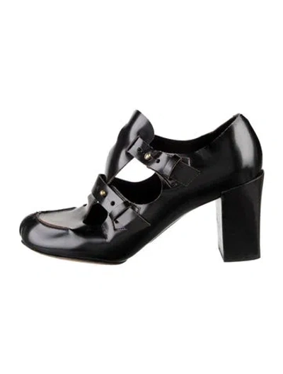 Pre-owned Chloé Leather Pumps In Black