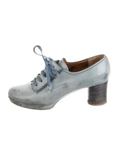 Pre-owned Chloé Leather Pumps In Blue