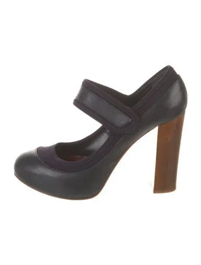 Pre-owned Chloé Leather Pumps In Blue