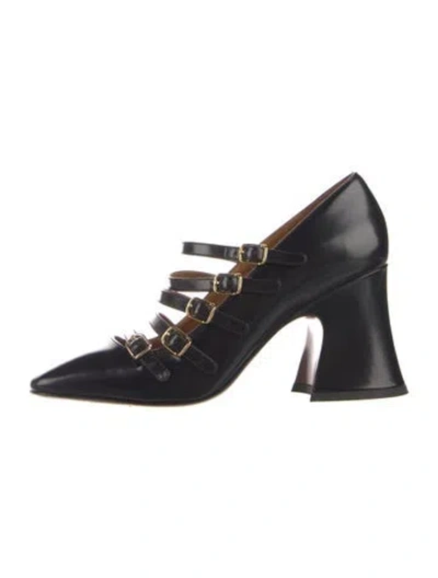 Pre-owned Chloé Leather Pumps In Blue