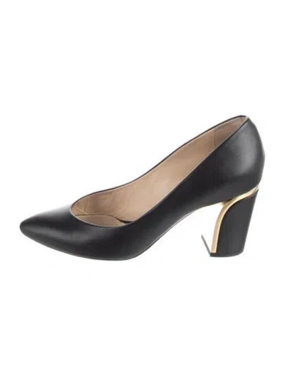 Pre-owned Chloé Leather Pumps In Blue