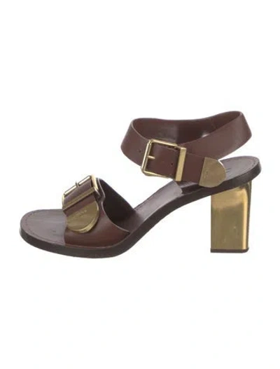 Pre-owned Chloé Leather Pumps In Brown