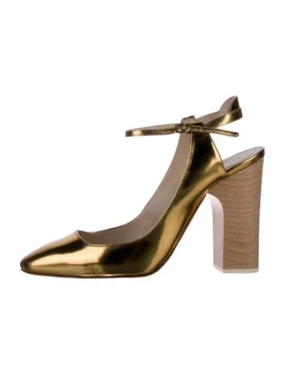 Pre-owned Chloé Leather Pumps In White