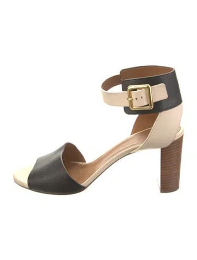 Pre-owned Chloé Leather Sandals In Black