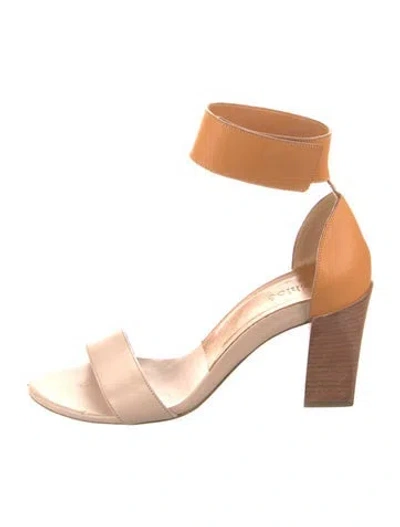 Pre-owned Chloé Leather Sandals In Brown