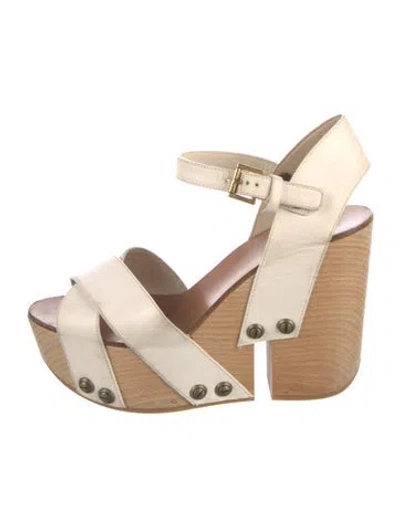 Pre-owned Chloé Leather Sandals In Multi