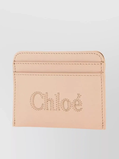 CHLOÉ LEATHER SENSE CARD HOLDER