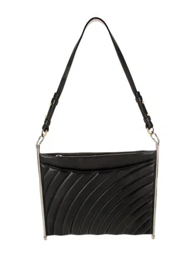 Pre-owned Chloé Leather Shoulder Bag In Black