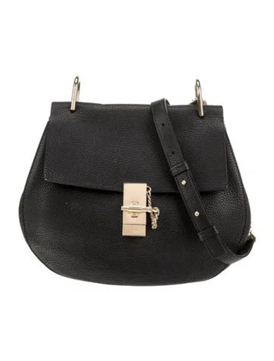 Pre-owned Chloé Leather Shoulder Bag In Black
