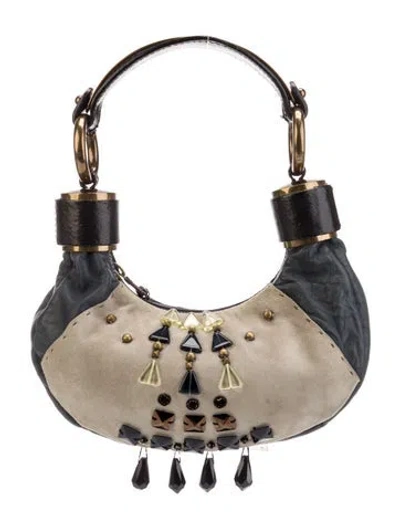 Pre-owned Chloé Leather Shoulder Bag In Blue