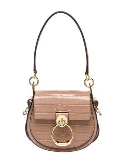 Pre-owned Chloé Leather Shoulder Bag In Brown