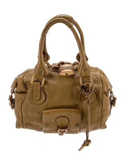 Pre-owned Chloé Leather Shoulder Bag In Brown