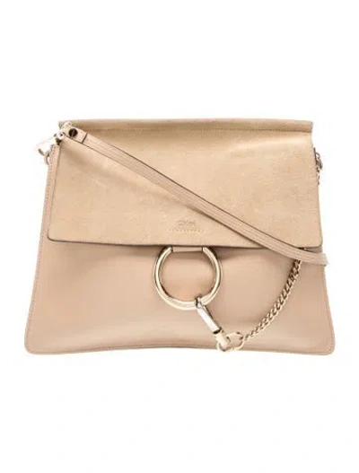 Pre-owned Chloé Leather Shoulder Bag In Brown