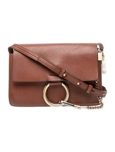 Pre-owned Chloé Leather Shoulder Bag In Brown