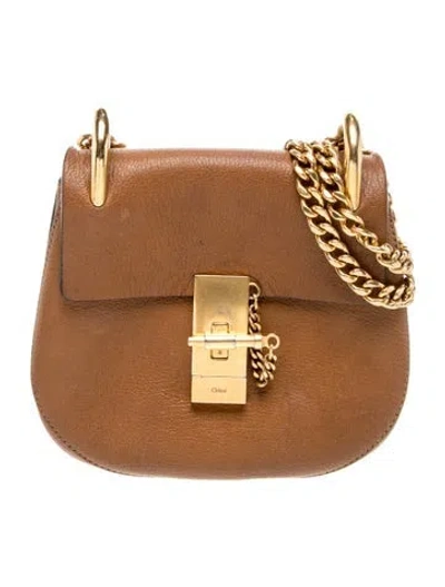 Pre-owned Chloé Leather Shoulder Bag In Brown