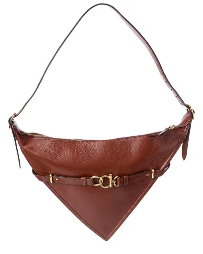 Chloé Leather Shoulder Bag In Brown