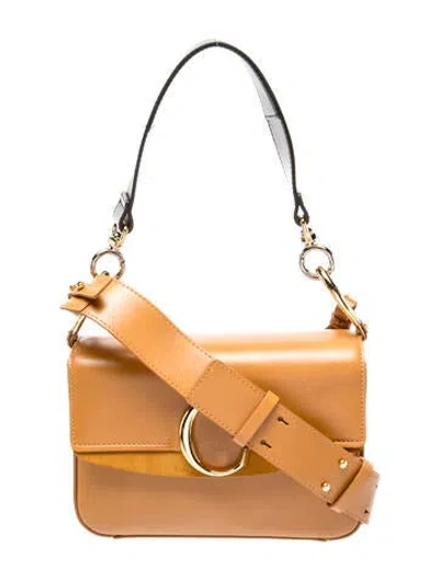 Pre-owned Chloé Leather Shoulder Bag Small In Brown