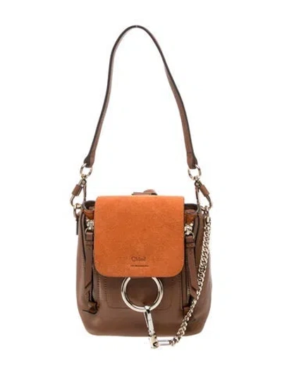 Pre-owned Chloé Leather Shoulder Bag In White