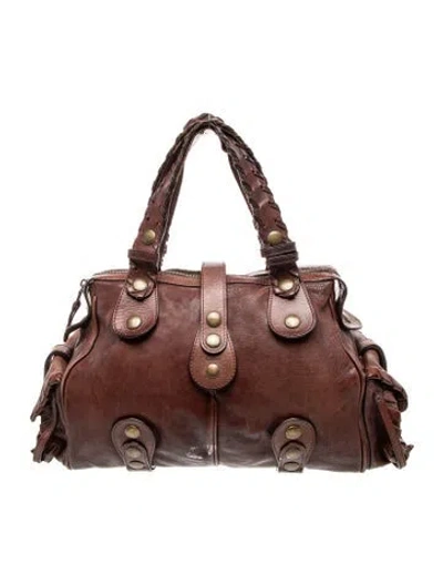 Pre-owned Chloé Leather Silverado In Brown