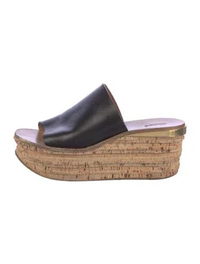 Pre-owned Chloé Leather Slides