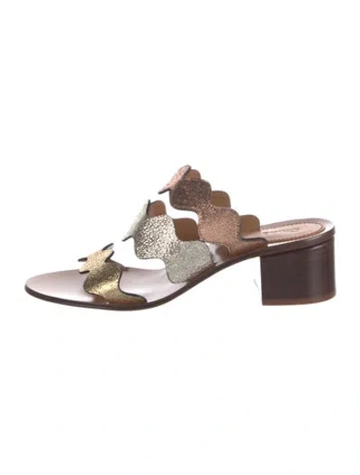 Pre-owned Chloé Leather Slides