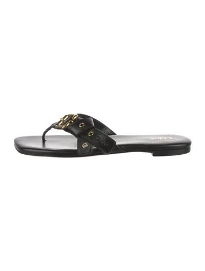 Pre-owned Chloé Leather Slides In Multi