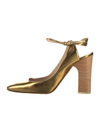Pre-owned Chloé Leather Slingback Pumps