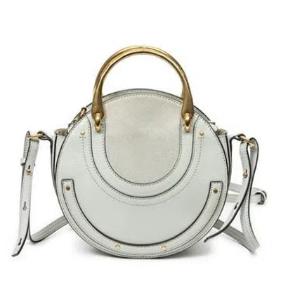 Pre-owned Chloé Leather Small Pixie Crossbody In Green