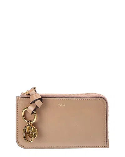 Chloé Leather Small Pouch In Brown