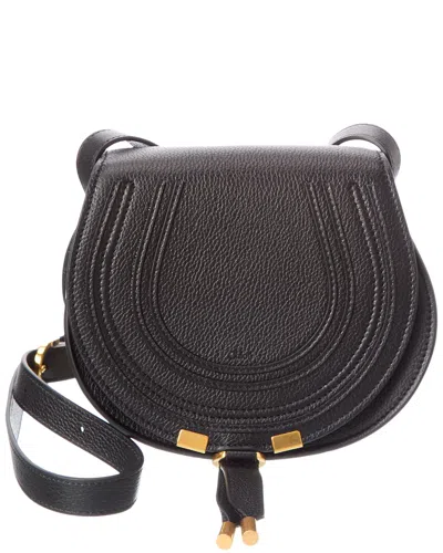 Chloé Leather Small Shoulder Bag In Black