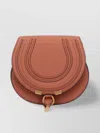 Chloé Leather Strap Shoulder Bag In Red