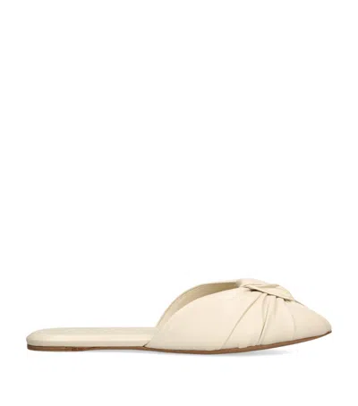 Chloé Leather Suzie Sandals In White