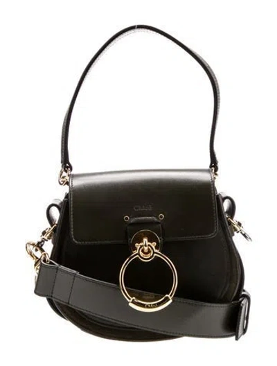 Pre-owned Chloé Leather Top Handle Bag In Green