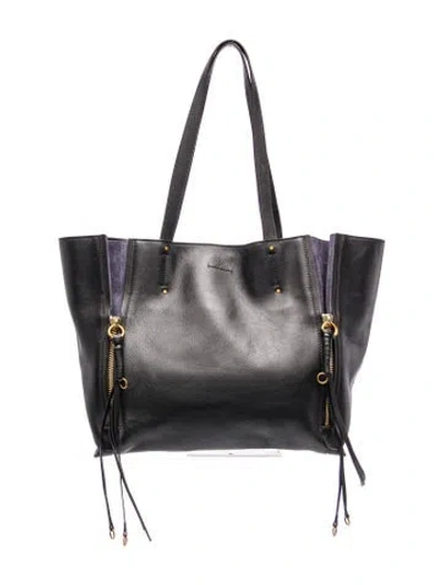 Pre-owned Chloé Leather Tote In Black