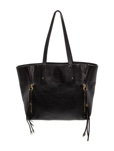 Pre-owned Chloé Leather Tote In Black