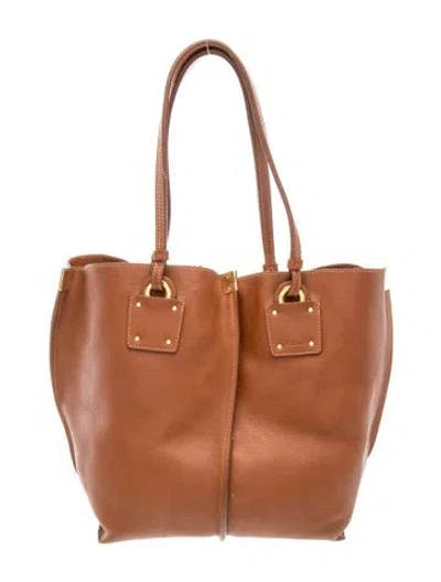 Pre-owned Chloé Leather Tote In Brown