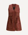Chloé Women Leather Vest