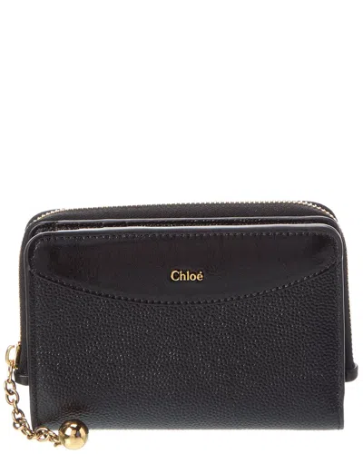 Chloé Leather Wallet In Black