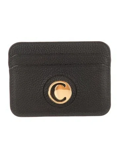 Pre-owned Chloé Leather Wallet In Black