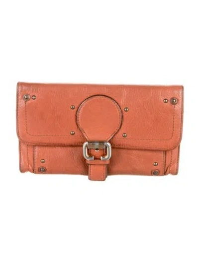 Pre-owned Chloé Leather Wallet In Brown