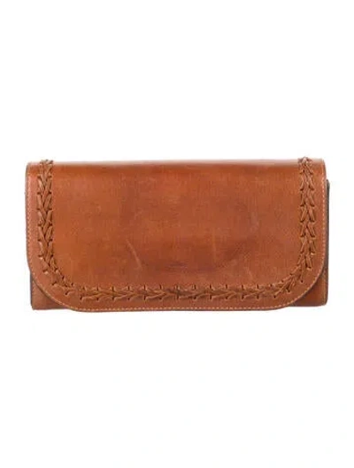 Pre-owned Chloé Leather Wallet In Brown
