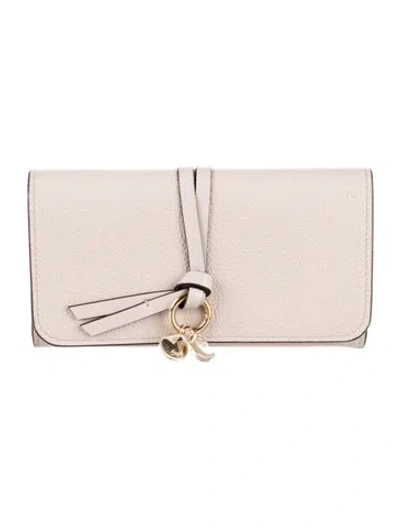 Pre-owned Chloé Leather Wallet In Pink