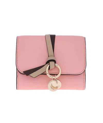 Chloé Leather Wallet In Pink