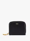 Chloé Logo Front Leather Wallet With Banana Slider