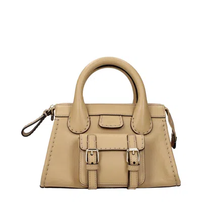 Chloé Leather Women's Handbag In Sand